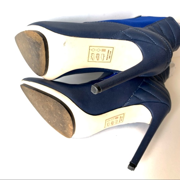 GX By GWEN SEFANI Navy Blue Booties—SZ. 7.5 - Picture 11 of 15